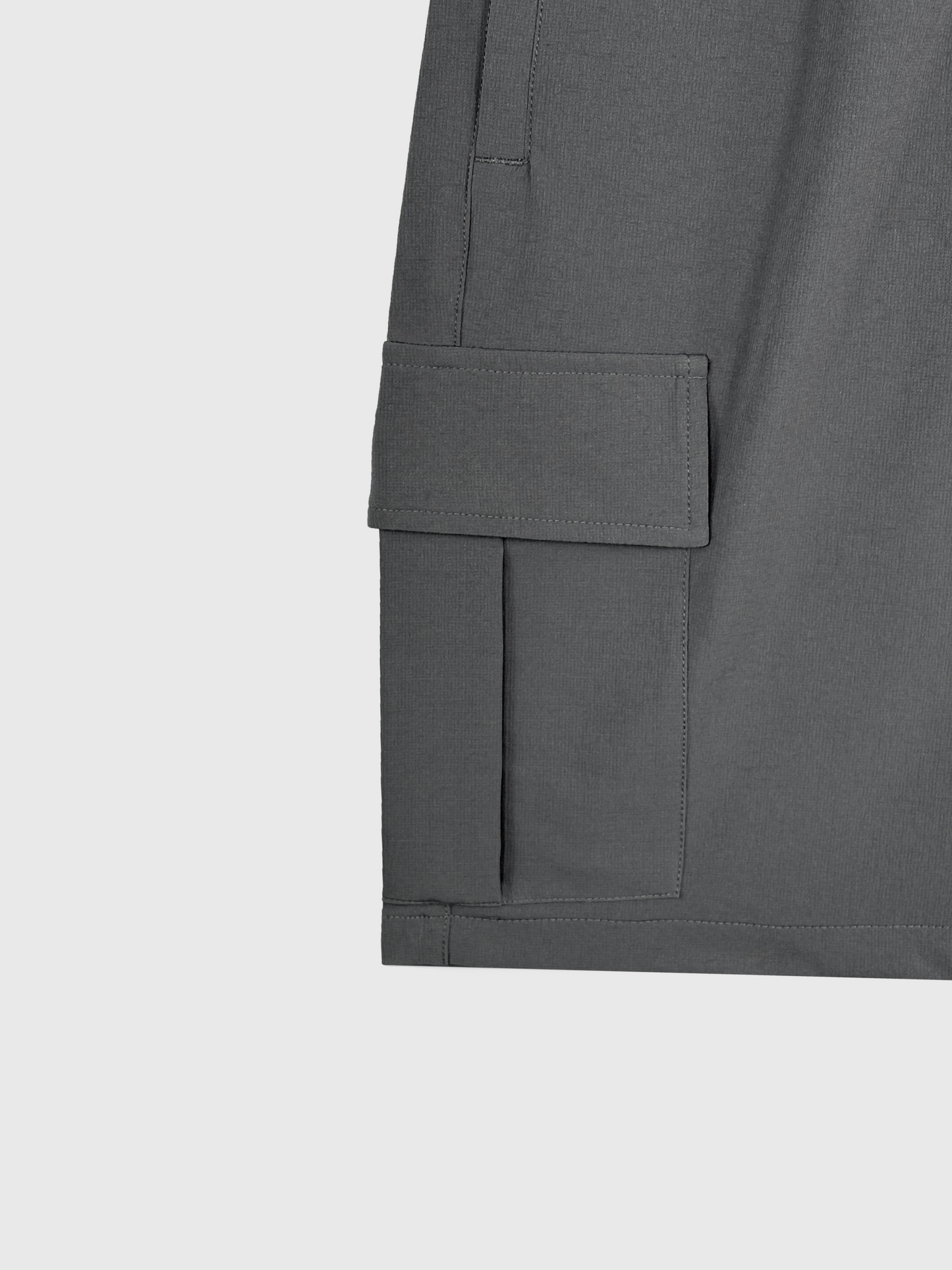 Grey Cargo Shorts