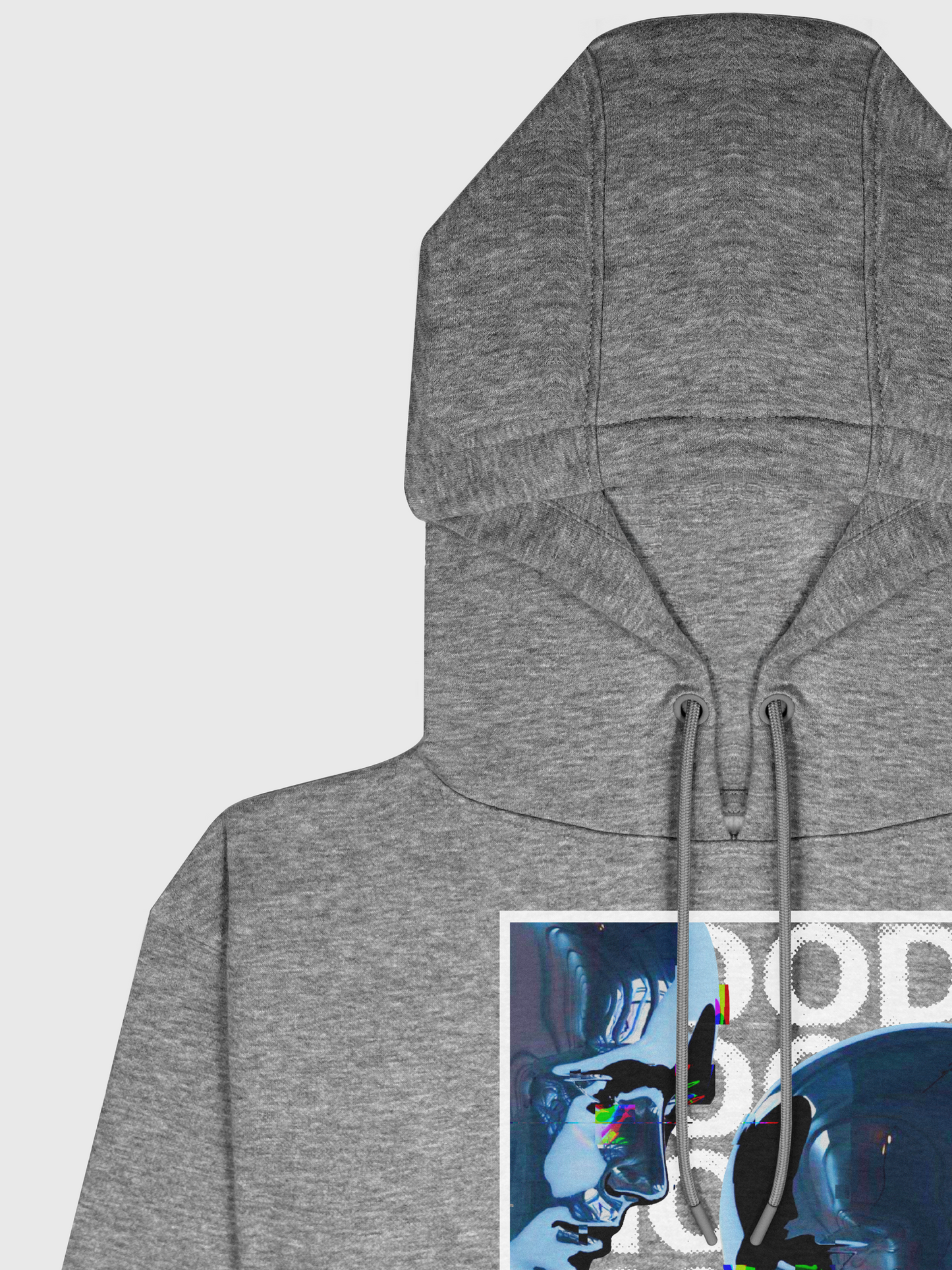 Grey Cyber Mood Hoodie