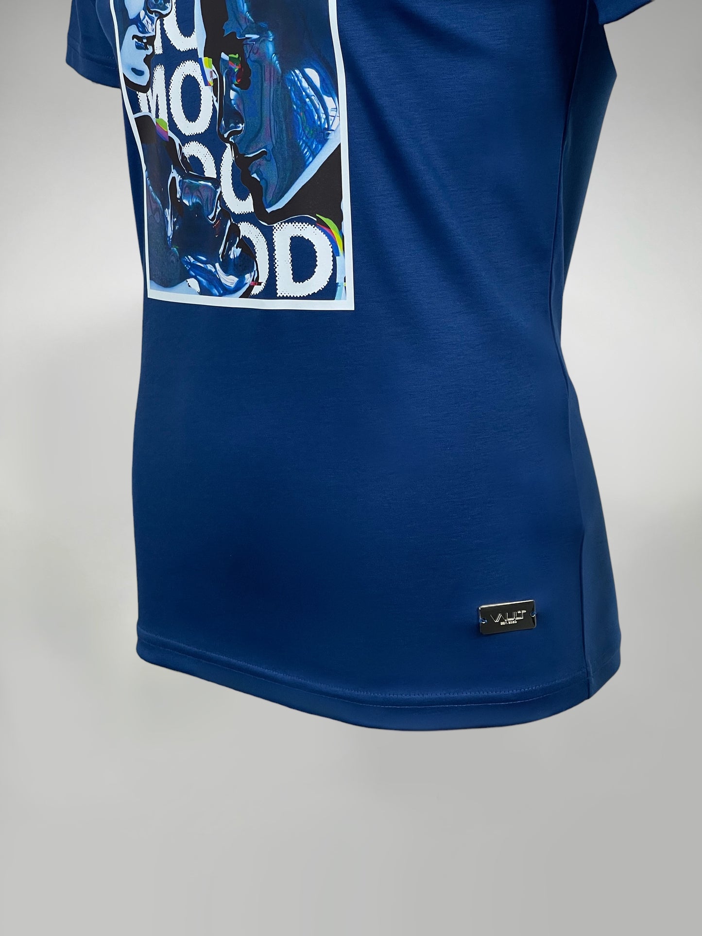 Cobalt Blue Cyber Mood T-shirt