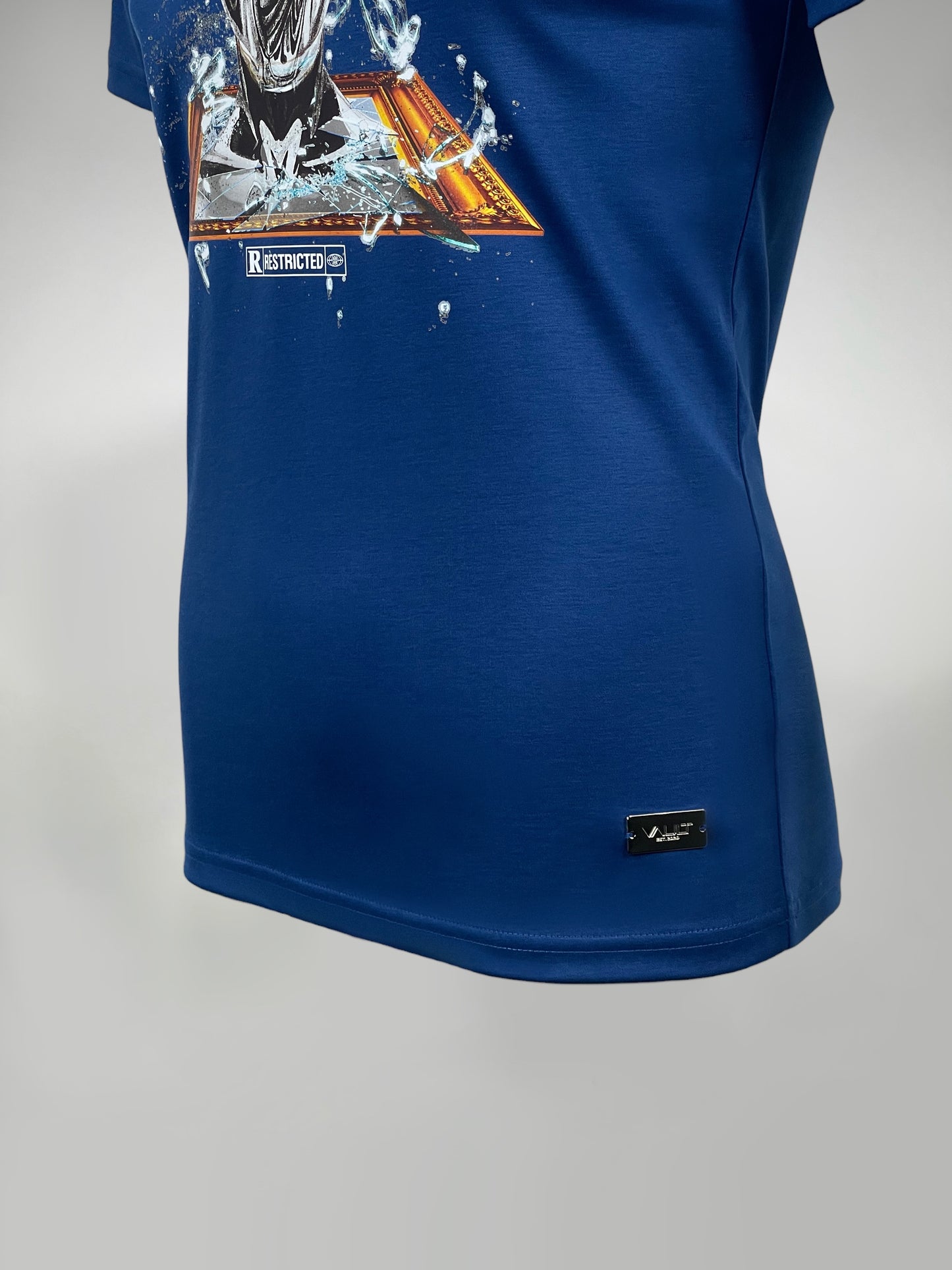 Cobalt Blue Cyber Shatter T-shirt