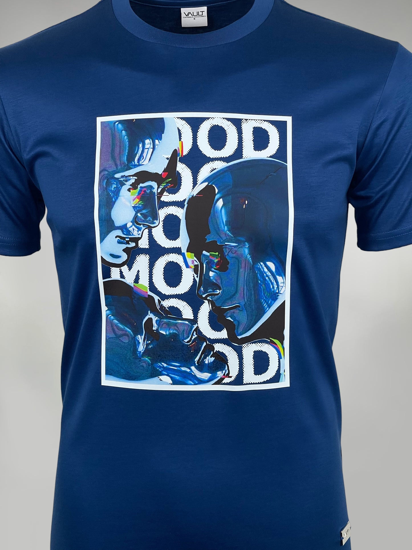 Cobalt Blue Cyber Mood T-shirt