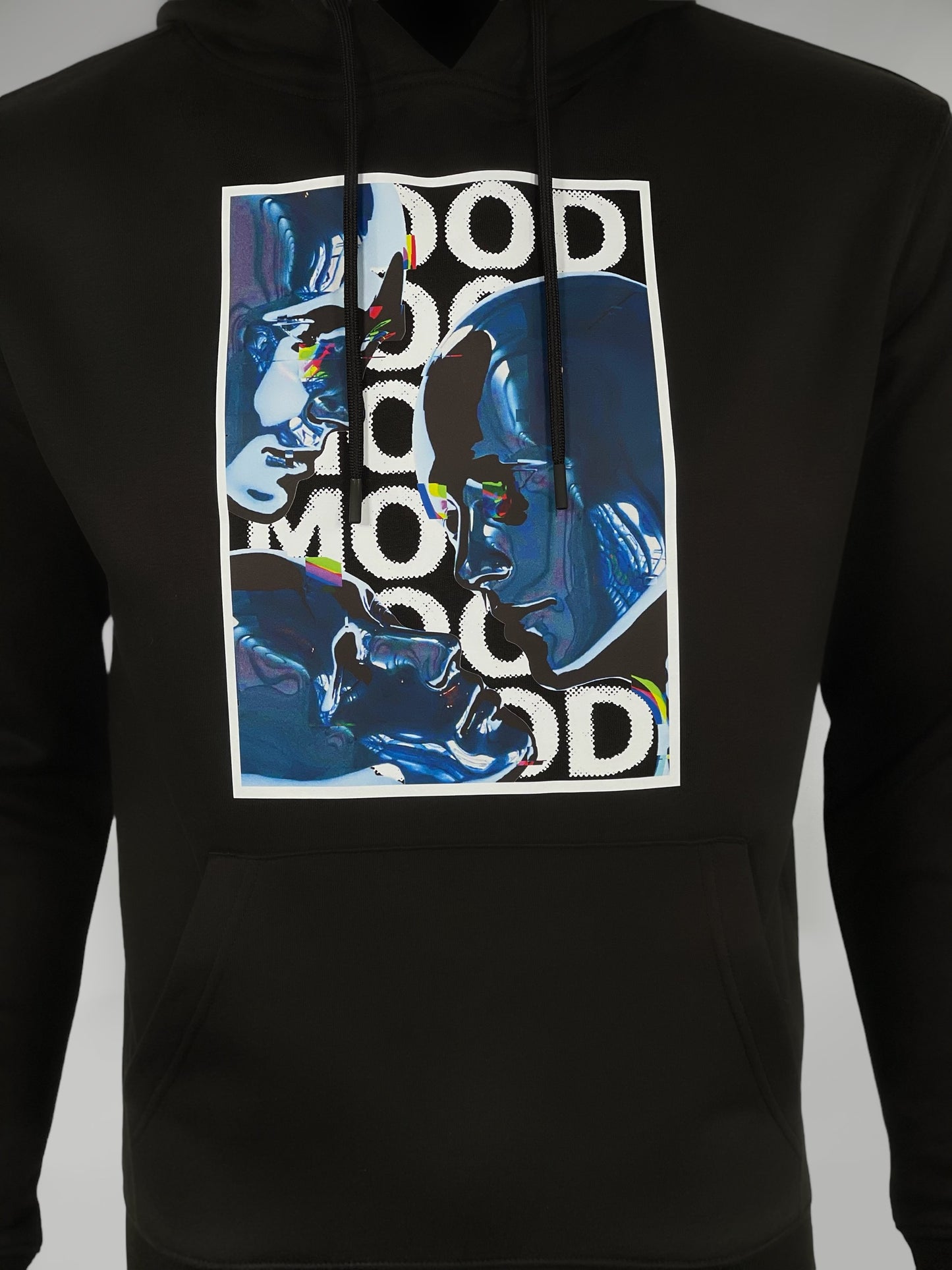 Black Cyber Mood Hoodie