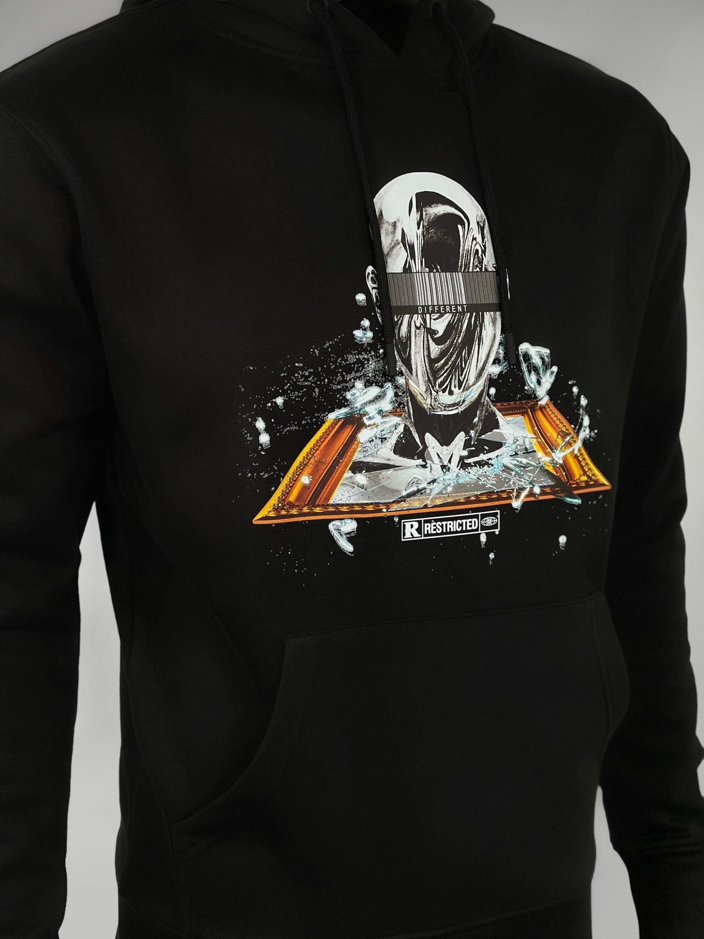 Black Cyber Shatter Hoodie