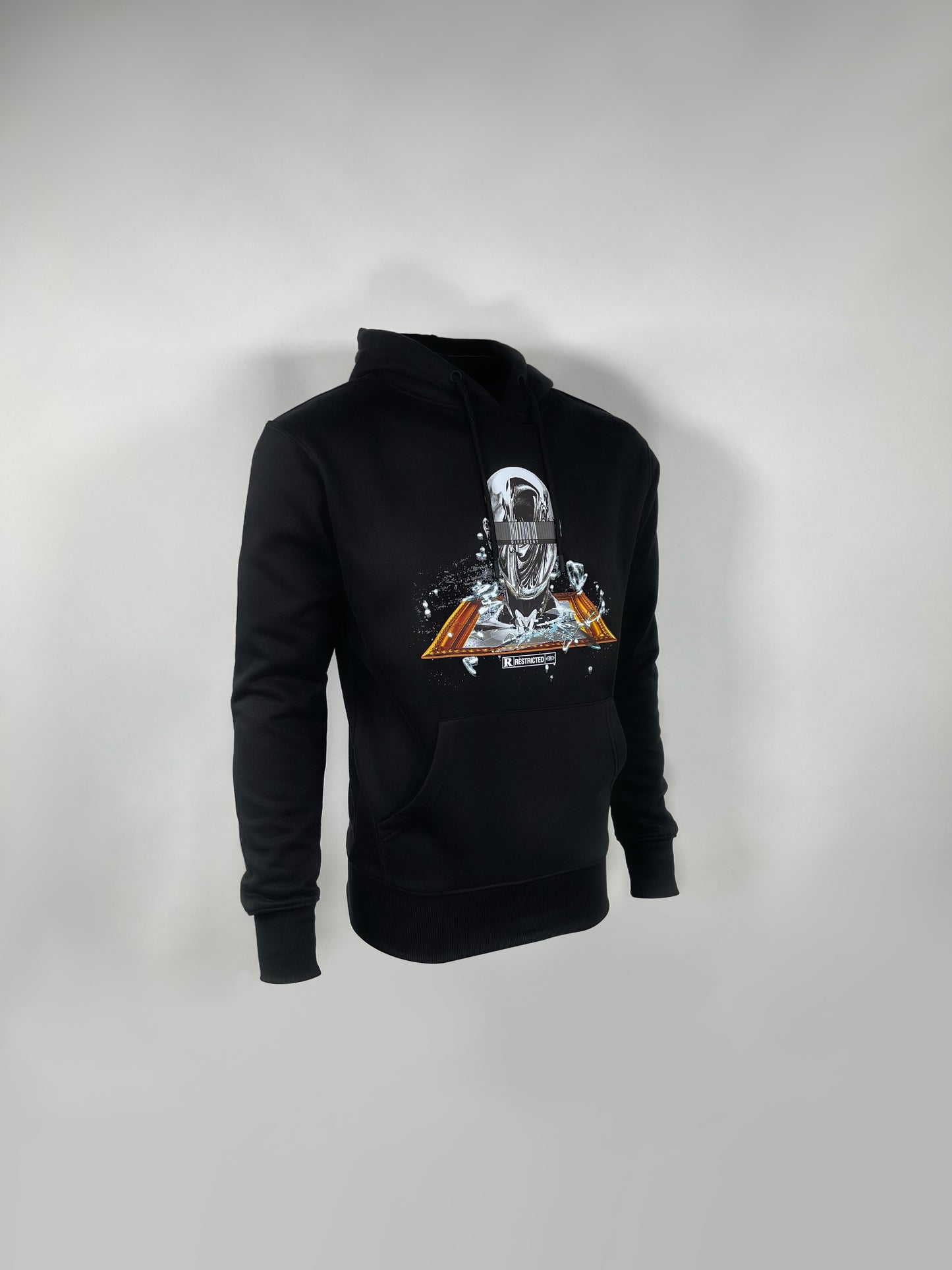 Black Cyber Shatter Hoodie