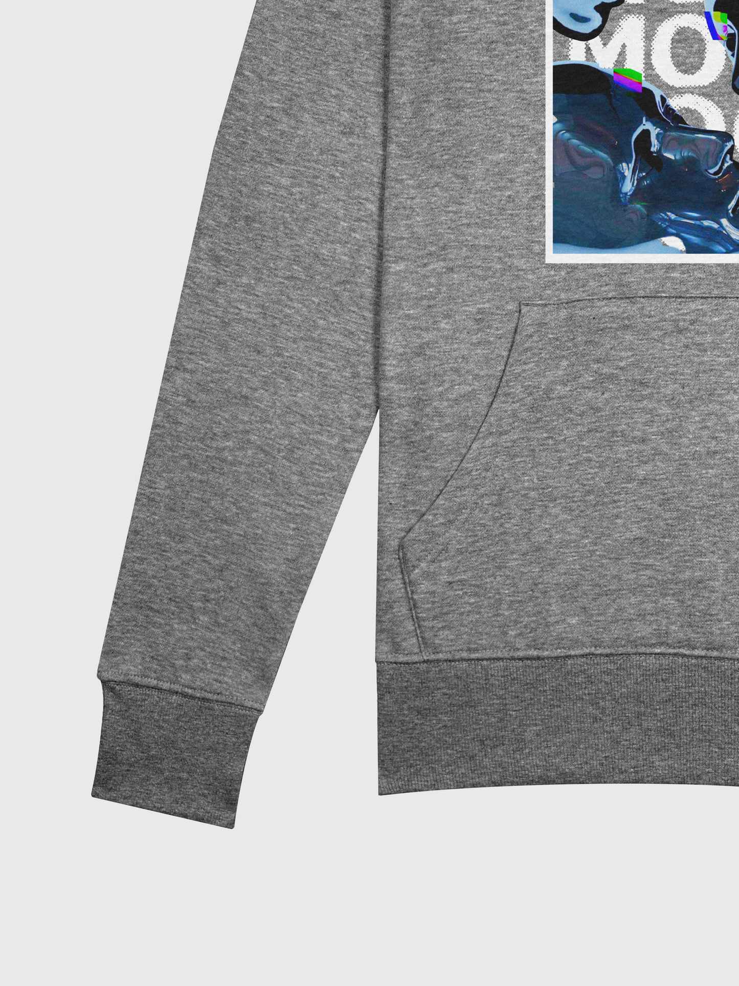 Grey Cyber Mood Hoodie