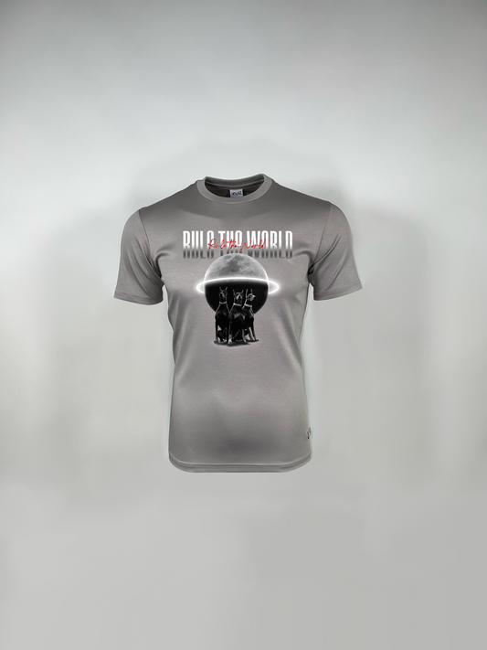 Stone Grey Rule The World T-shirt