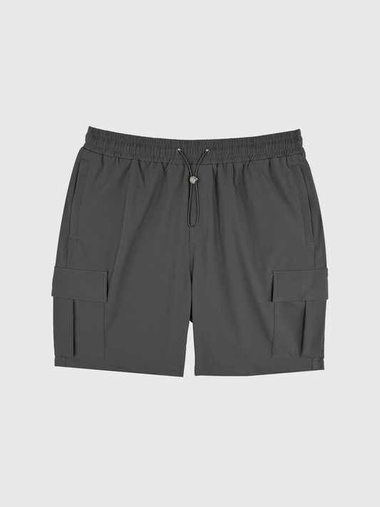 Grey Cargo Shorts