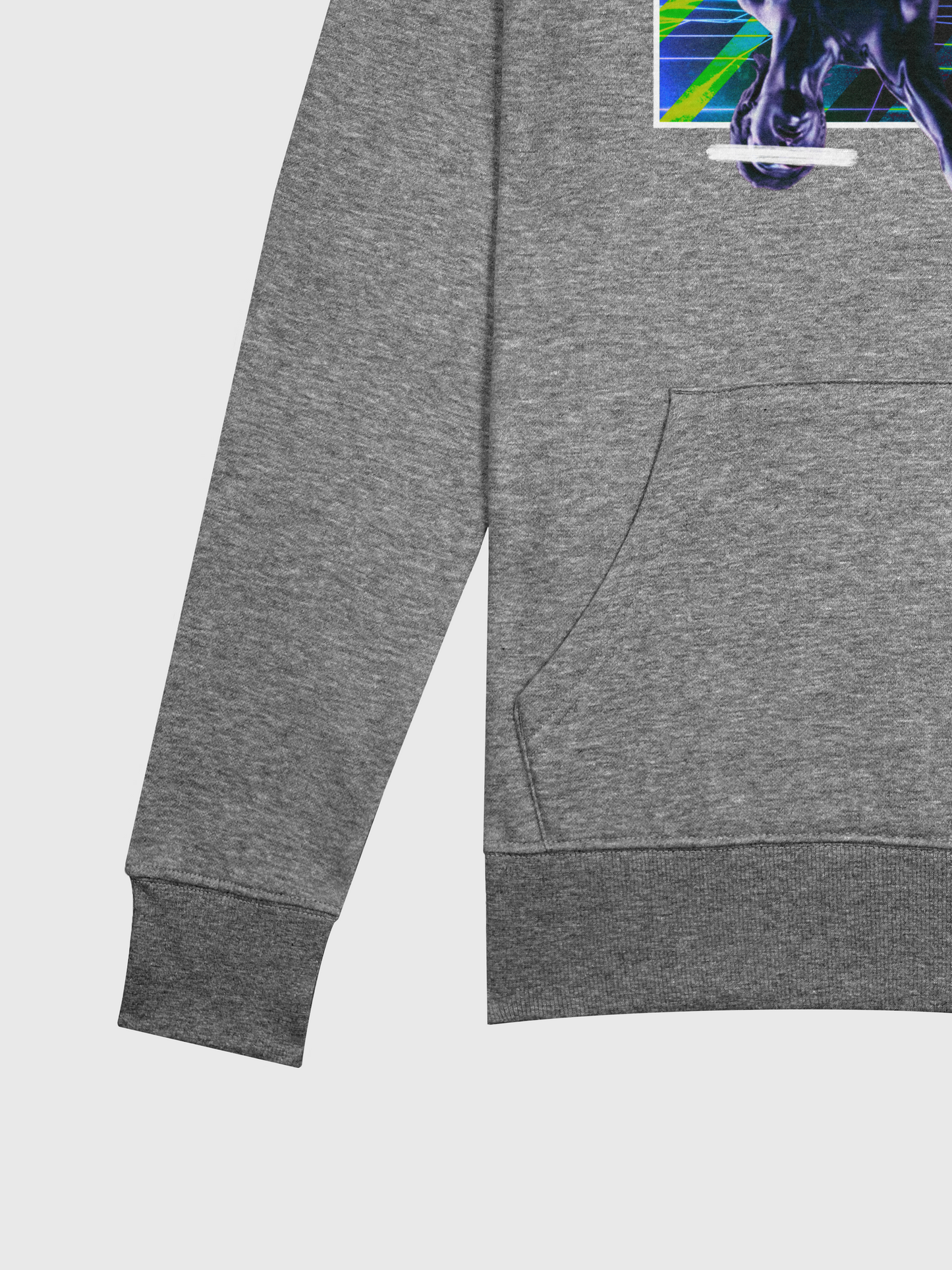 Grey Falling Android Hoodie