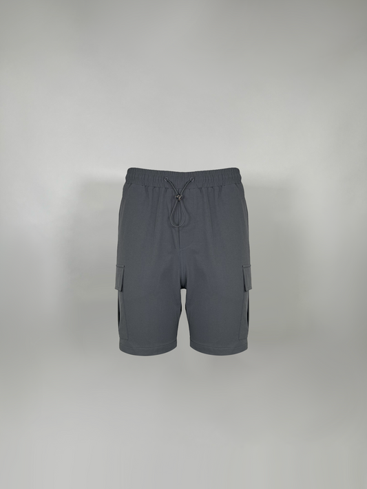 Grey Cargo Shorts