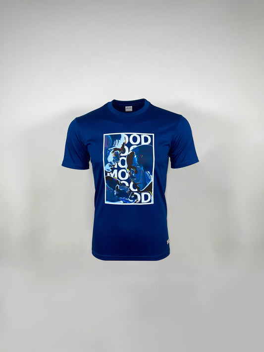 Cobalt Blue Cyber Mood T-shirt