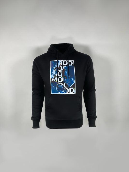 Black Cyber Mood Hoodie