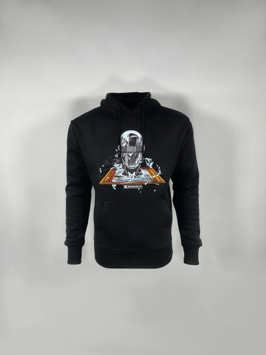 Black Cyber Shatter Hoodie